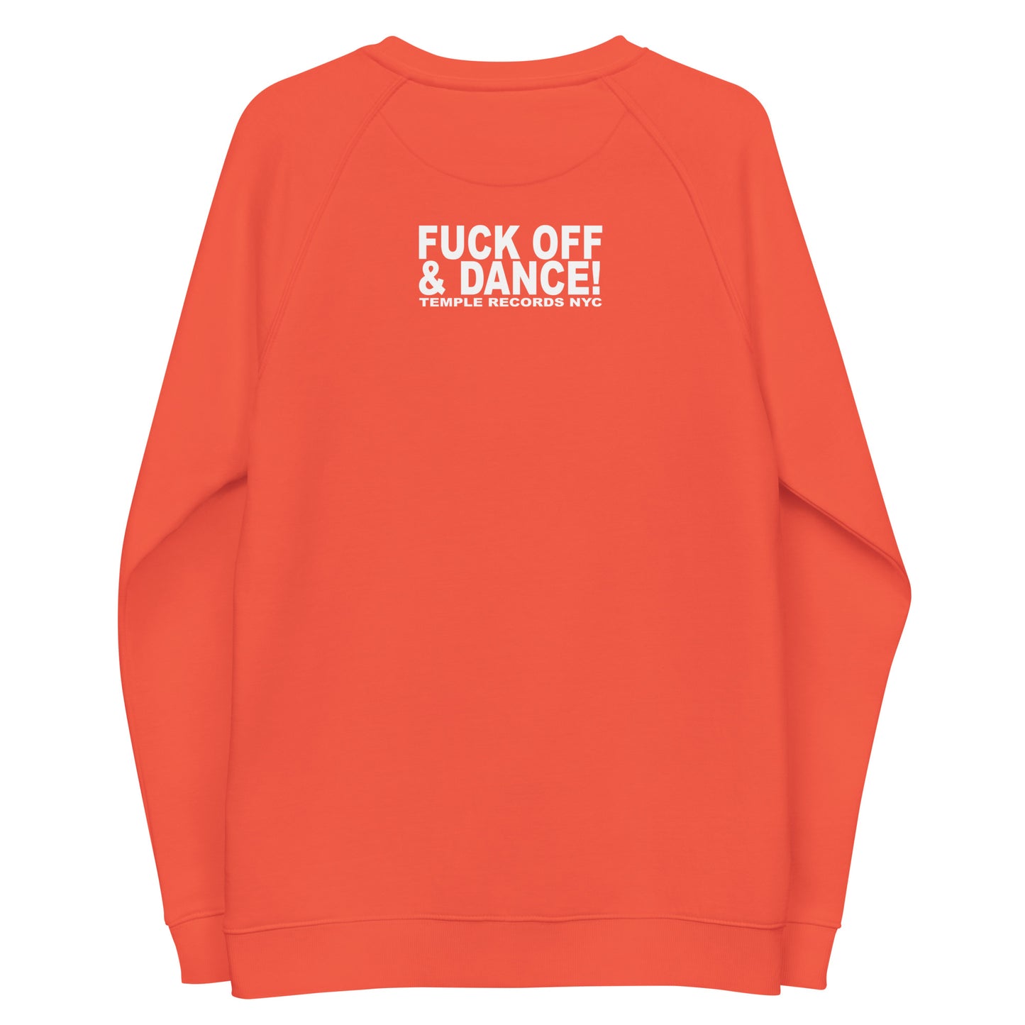 Temple Records NYC Unisex Organic Raglan Sweatshirt