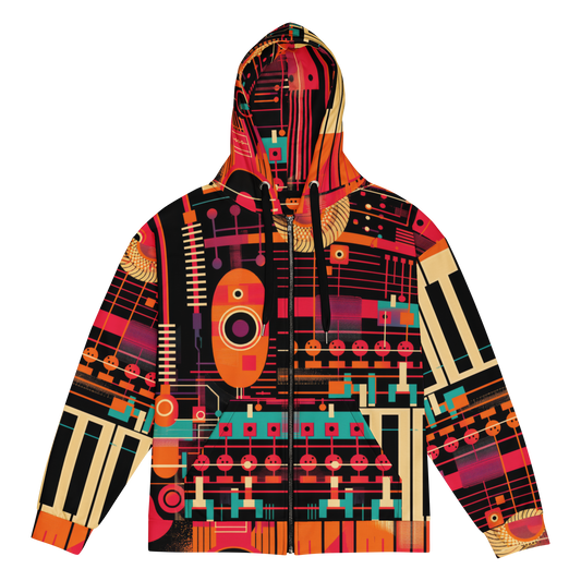 Summer Of Glitch - Acid Unisex zip hoodie