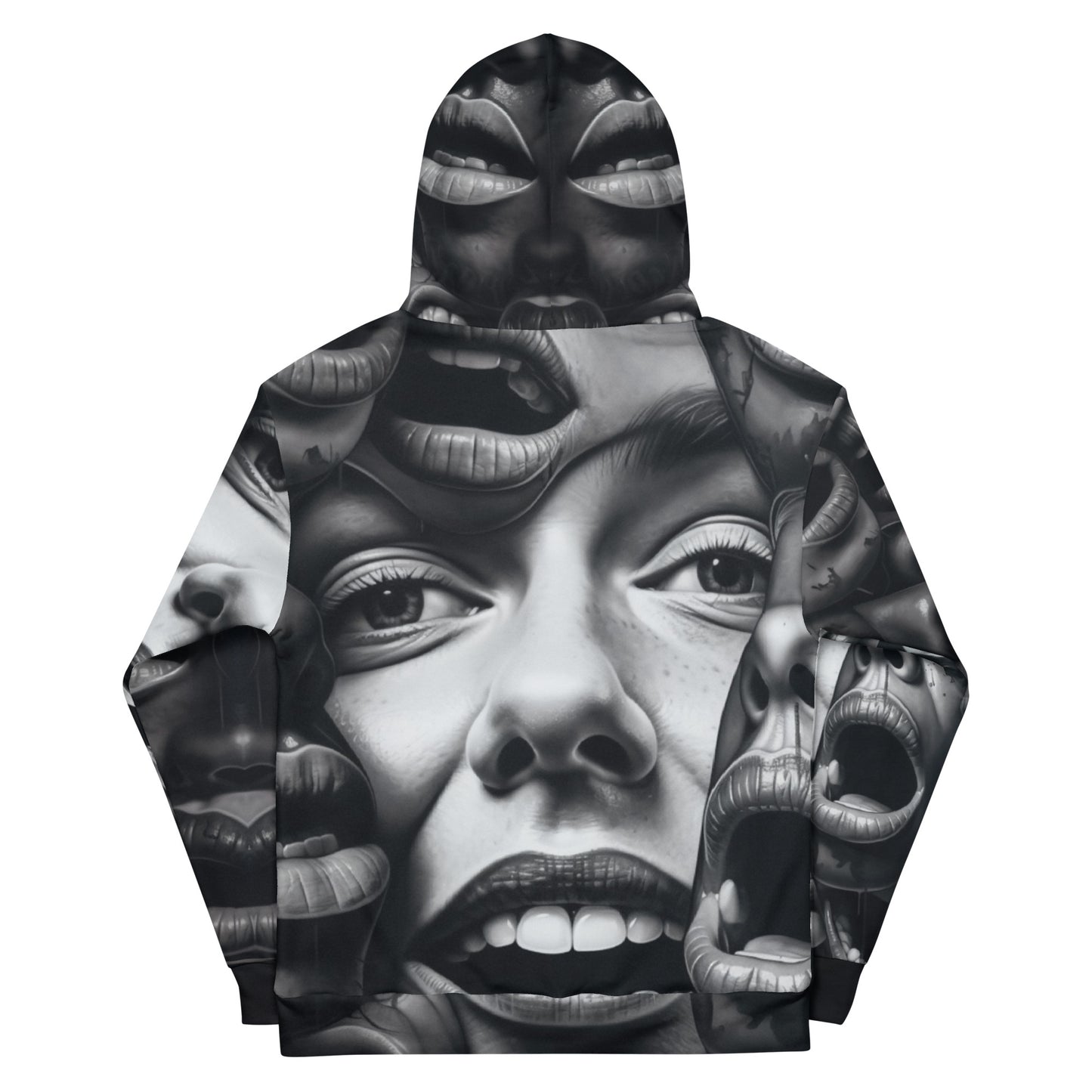 Chatty Gurl 01 Unisex Hoodie #Dada #Surrealism #AcidTrip #BadAcid