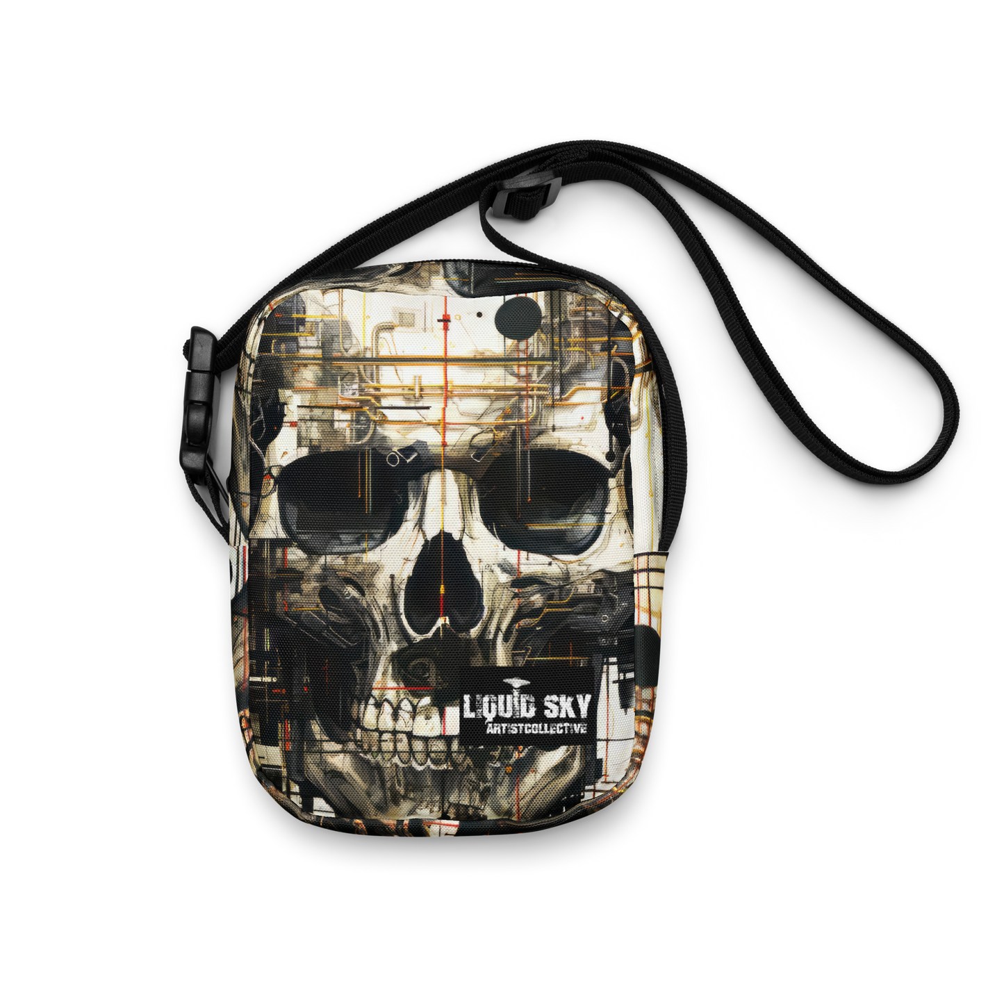Bauhaus Art Skull - Smartphone / iPad Mini / actioncam / fieldrecording utility bag