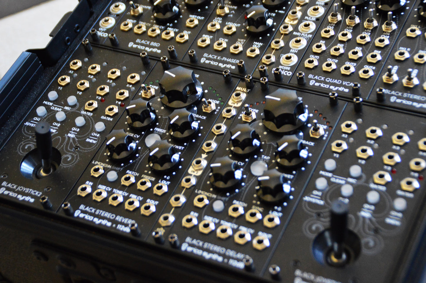 liquid sky & erica synths: dada noise FX cube, modular multi effect system