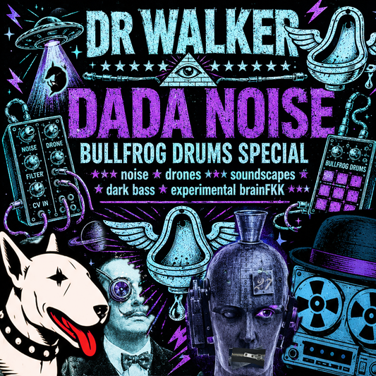 dada noise 1 - 3 kits for erica synths bullfrog drums - 96 samples - drones / noise / glitches