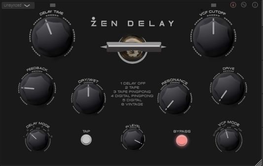 Ninja Tune & Erica Synths - Zen Delay Virtual - the experimental cult delay / multi effect VST