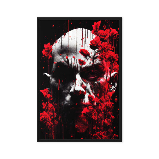 Nosferatu Rose Cavalier 01 - Framed canvas 24" x 36"