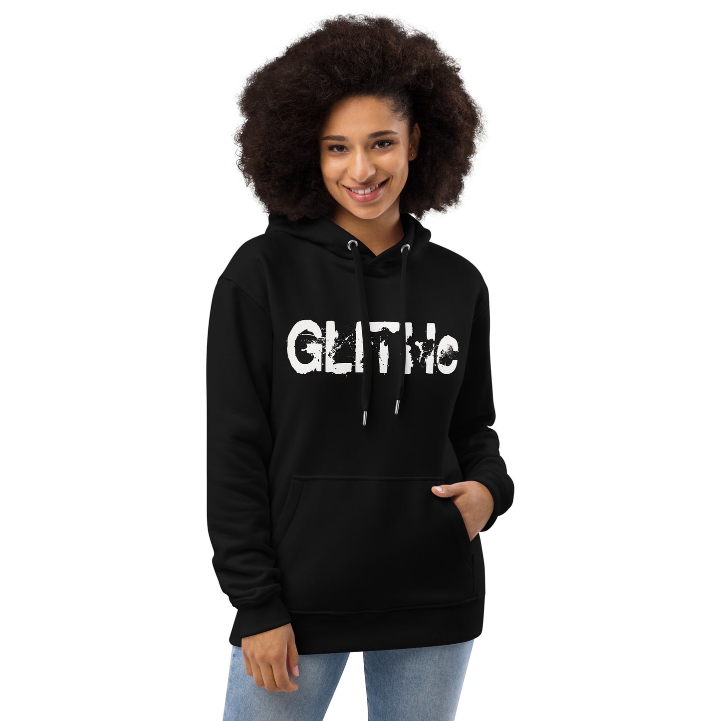 GLITHc Premium eco hoodie Skatewear / Clubwear / Stage outfit / Streetwear