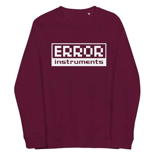 Error Instruments Sweater - Unisex Organic RRRaglan Sweatshirt